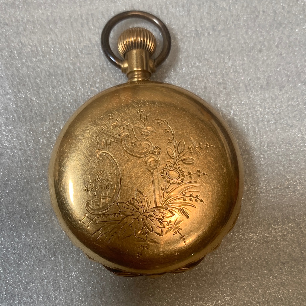 Antique Elgin Pocket Watch Gold Filled